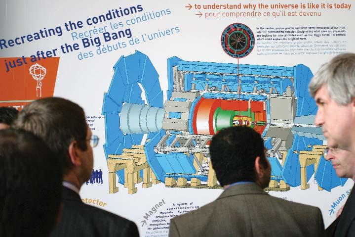 designed for a large range of possible masses for the as yet undiscovered Higgs boson. The detector will also be used for studies of top quark decays and supersymmetry searches.