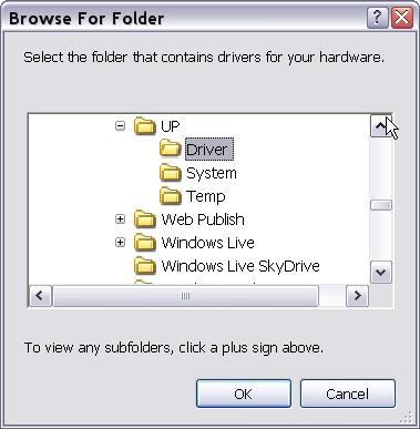 3. Operation Click Browse, and choose C:\Program