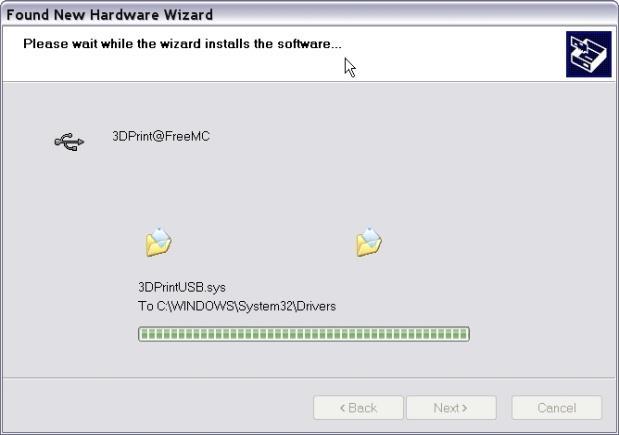 Figure 3-9 Snap shots of Software installation If you