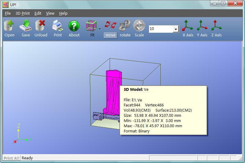 3. Operation (Windows version) (Mac version) Figure 3-11 Program Model Screen TIP: You can open several models and print them all at the same time.