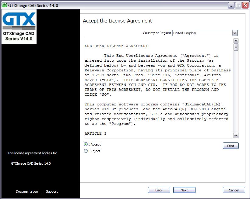 You will now be asked to Configure the Destination Folder for the application or to accept the default, select Next.