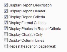 Tip: Reports should never be changed from a Detail Report to a Summary Report.