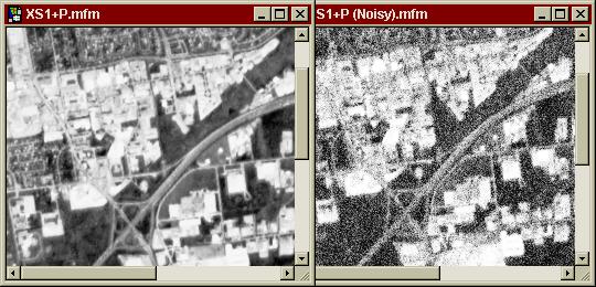 Example Reduce Noise and Speckling in a Satellite Image There are many factors that can contribute to the degradation of a remote sensing image.