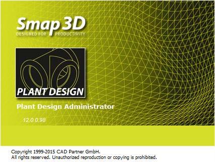 Introduction of new Splash Screens for all applications When starting a Smap3D