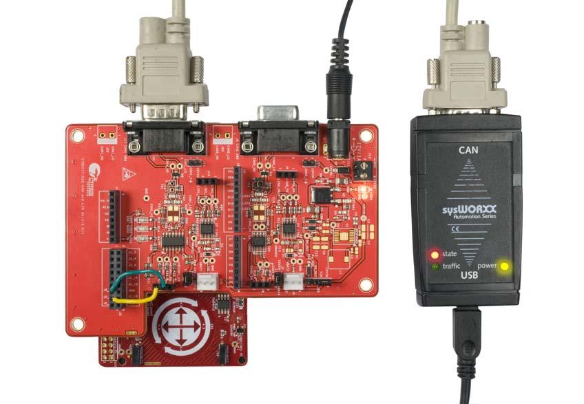 Kit Operation 4.3 Using CAN Bus Analyzer Tool This kit functions most effectively when two CY8CKIT-44 PSoC 4M Pioneer Kits and two CY8CKIT-026 Shield Kits are available.