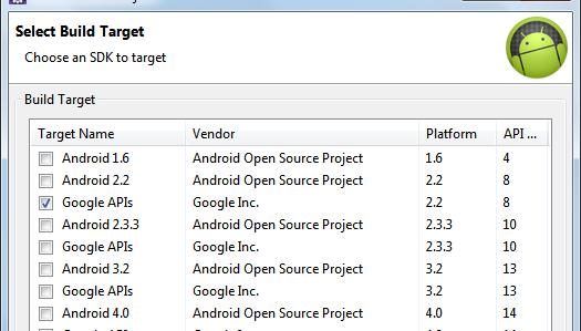 Select File > New > Android Project
