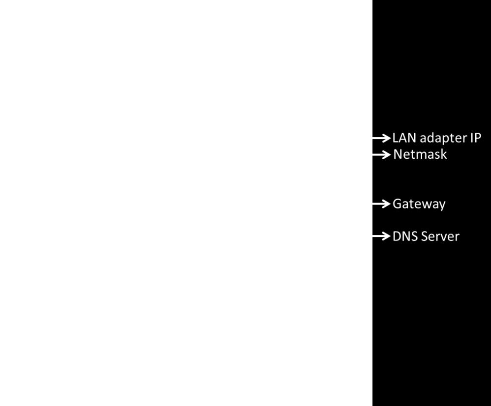 LAN Adapter IP is 10.0.92.