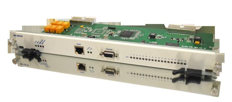 for IP based management. The isap5100-ms-dm-155 CPU card also has one STM-1 155Mbps SFP slot for fiber uplink.