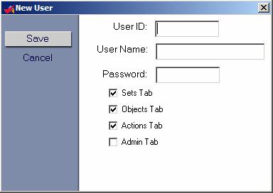 Tools / Users All User ID management functions are located under the Tools/Users folder. In TMXwr this appears as Tools.