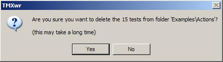 To Delete a Folder and Associated Tests 1.