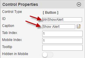 6. Follow the following steps to add a new rule to the Rejected button control: C. Keep the Event Type to onload. D.