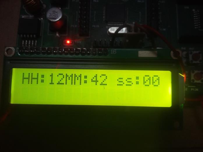 The lcd is displayed with Welcome to the project message.