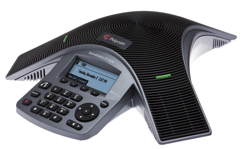 POLYCOM SOUNDSTATION IP 5000 The Polycom SoundStation IP 5000 conference phone delivers remarkably clear conference calls for small conference rooms and executive offices.