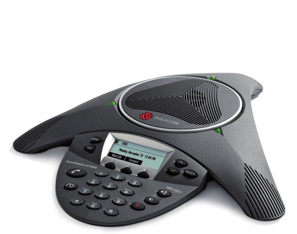 POLYCOM SOUNDSTATION IP 6000 The Polycom SoundStation IP 6000 is an advanced IP conference phone that delivers superior performance for small to midsize conference rooms.