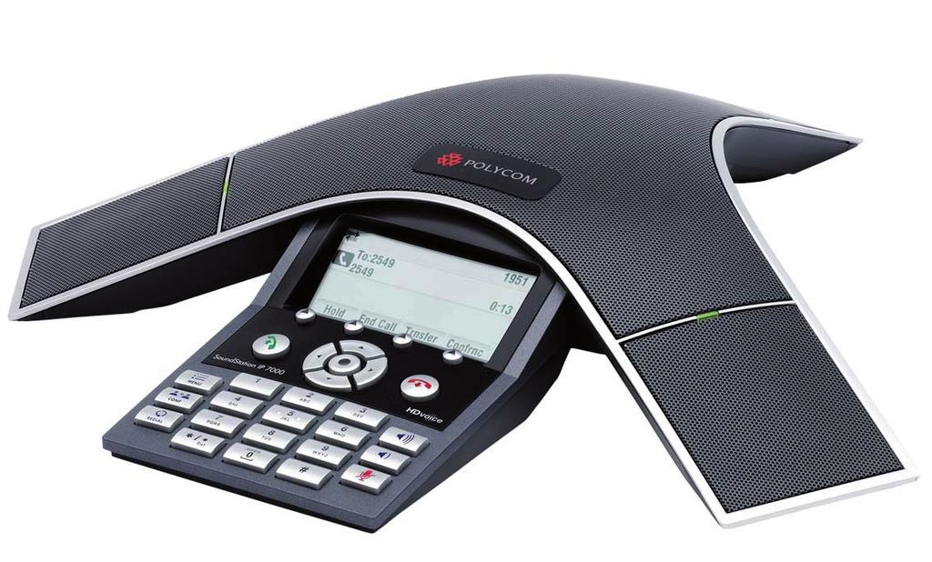 POLYCOM SOUNDSTATION IP 7000 The Polycom SoundStation IP 7000 is a breakthrough conference phone that delivers outstanding performance and a robust feature set for SIP-based VoIP platforms.