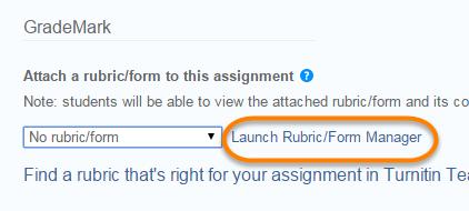 Import a Rubric when creating an assignment submission point If you need to attach a rubric someone else has created and they have sent to you as a separate file (file extension.