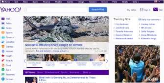 ISKANJE DIGITALNIH INFORMACIJ 15 Slika 2.14: Spletni iskalnik Yahoo!. V času, ko je iskalnik Google šele stopal na pot današnje slave, je bil izjemno popularen spletni iskalnik Ask (Slika 2.