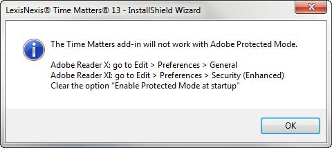 For instructions, see Disable Protected Mode in Adobe Reader. 15.