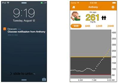 On your Smart Watch: As a Follower, you will receive your Sharer s glucose notifications