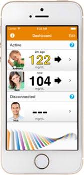 A Follower can follow up to 5 Dexcom Sharer s sensor glucose information.