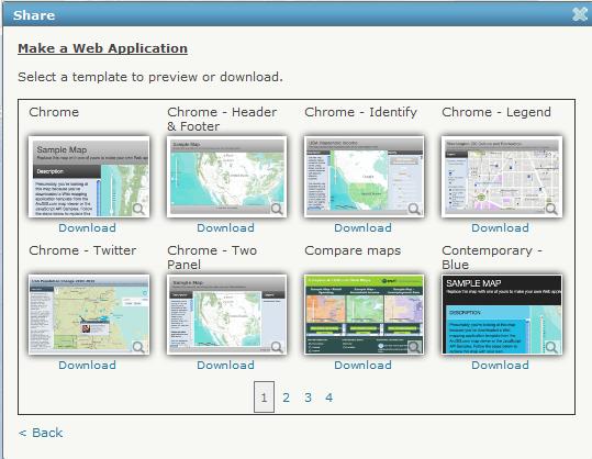 ArcGIS Online templates Easily create a web