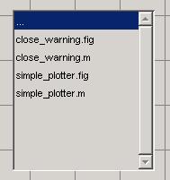 6 Laying Out a GUI 2 Click OK. The list appears in the list box in the layout area with the top-most item selected.