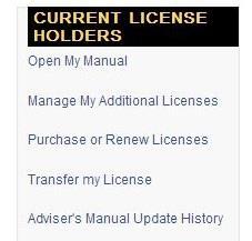 NAFSA Adviser s Manual Additional User Licenses Additional User Licenses can be purchased only by a Principal User License holder.
