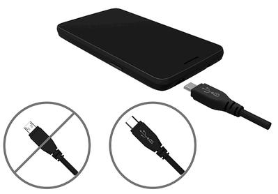 Charge Using the AC Adapter 1. Plug the USB connector into the charger/accessory jack on the top of your phone. 2. Plug the other end of the USB cable into the AC adapter. 3.