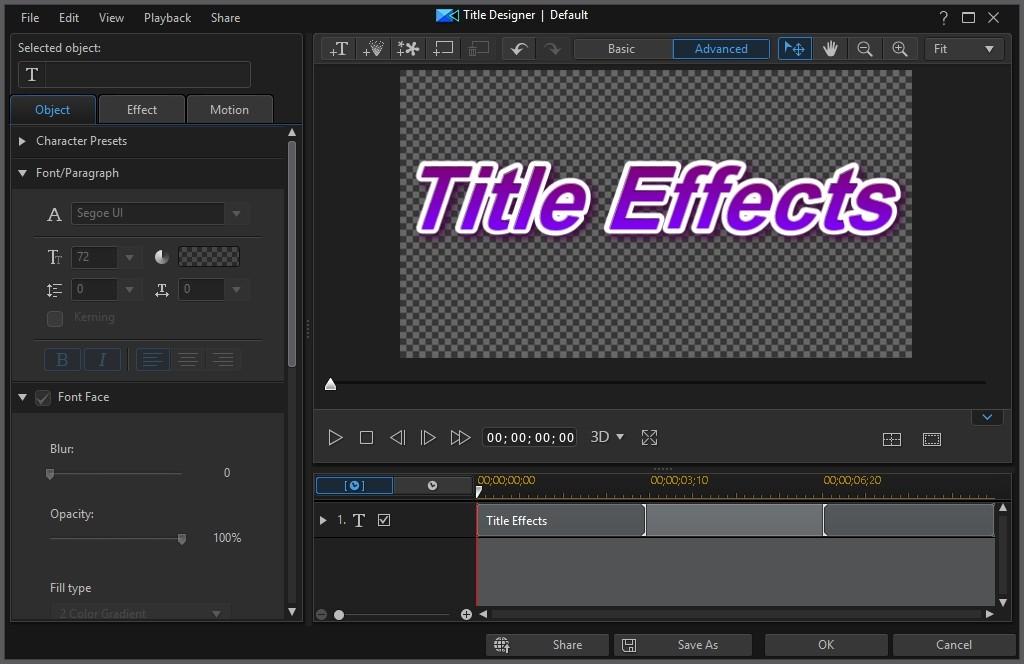 CyberLink PowerDirector Help Title Effect Categories Title effects allow you to add movie titles, screen captions, credits, and more to your videos, and then come in three main title effect