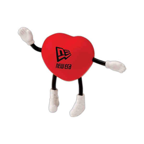 .. Product #: TL-2320 Quantity 250 Price $ 1.25 3 working days - Heart stick people squeezable polyurethane stress reliever.