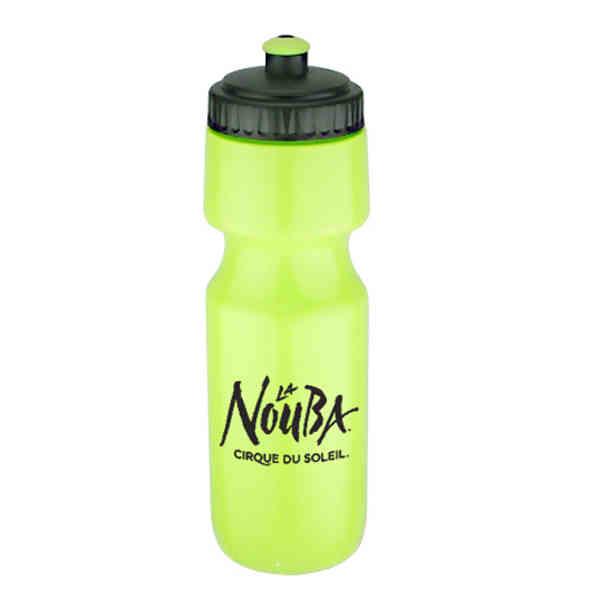 squeeze bike sports bottle made from recycled plastic #4 - LDPE. Product #: CP-SLGR22 Price $ 2.63 $ 2.51 $ 2.43 $ 2.