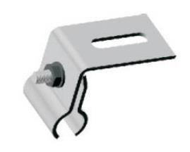 KALZIP-4301 Kalzip clamp angled M Kalzip clamp A2 with long