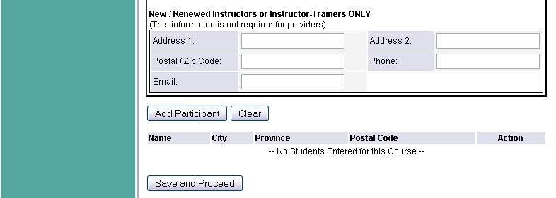 This is not required for Provider courses. 6.