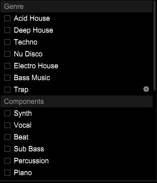 [Collection] Using My Tag You can refine your search by creating tags on tracks. Browsing can be customized by creating tags to define the tracks features that will enhance on your DJ performance.