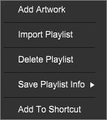 To import music files, connect a USB device which stores a playlist exported from another computer.