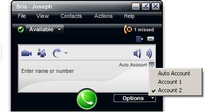 Bria 2.5 for Windows User Guide Placing another Call To place a new call (without hanging up on the current call), click the Start another Call button.