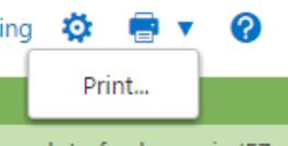 Print List User can print current list view (current displayed page of the list) by clicking on Print button on List Booster menu: If user click on printer icon then the list view will be printed