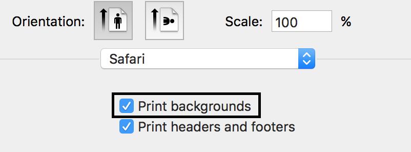 Microsoft Edge doesn t support printing of background