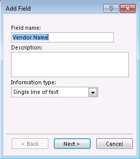 we create a form for Initiation Form Parameters. Click Workflow > Initiation Form Parameters. Click Add.