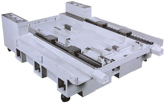 KEY FEATURES Heavy Duty Linear Guideways, Ballscrews and Axis Drives Wide-spaced, oversized linear guideways provide optimum stiffness with less friction, less heat and less thermal growth for faster