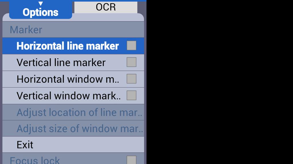 line marker, Vertical line marker, Horizontal