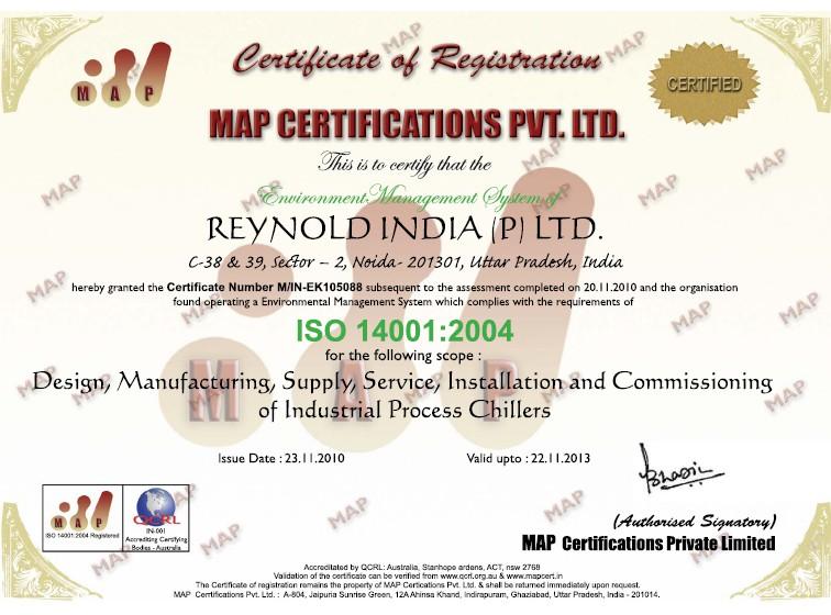 Certifications Reynold