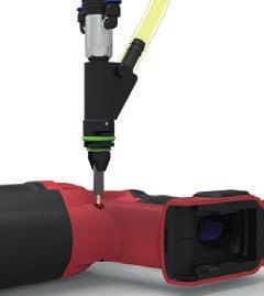 which require differing jaw-openings of the nosepiece. LED status display (red/green) on the hand grip: Direct status feedback in the operator s line of sight.