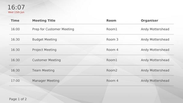 Users are prompted to confirm the appointment before the meeting starts.