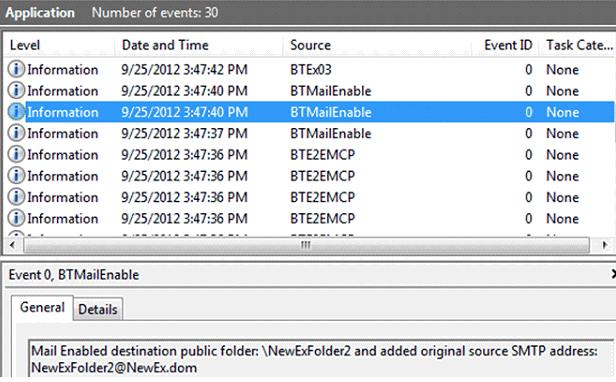 How Public Folder Mail-Enablement Works BTMailEnableService is a separate service that executes the sequence of calls necessary to mail-enable public folders.