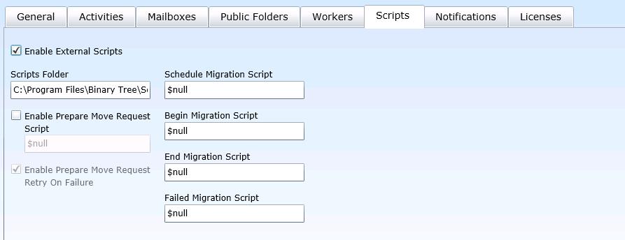 Appendix D: Migration Processing Scripts The Migration Processing Scripts include these MCP scripts: Confirm-ScheduleMigration.ps1 Confirm-BeginMigration.ps1 Confirm-EndMigration.