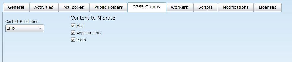Settings O365 Groups Tab To view or edit Configuration Settings (any tab): From the Admin Portal main toolbar, click Settings to open the Configuration Settings screen.