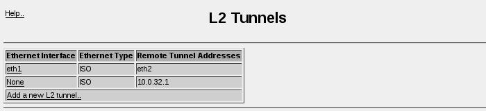 26. Configuring Layer 2 Tunnels Figure 26.4. GOOSE Menu This menu configures a GOOSE tunnel. The Ethernet Interface field configures suitable (i.e. VLAN eligible) interfaces to listen on for GOOSE frames.