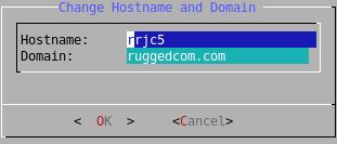 1. Setting Up And Administering The Router 1.3.3. Setting The Hostname and Domain The Set Hostname command sets the hostname and the domain. Figure 1.5. Hostname and Domain Configuration Menu 1.3.4.