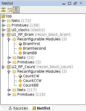 Step 6: Floorplanning Reconfigurable Partitions 3. Click Layout on the toolbar. Figure 11: Setting Active Reconfiguration Modules 4.